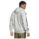 Adidas Ανδρική ζακέτα Essentials 3-Stripes Fleece Full-Zip Hoodie Adidas Ανδρική ζακέτα Essentials 3-Stripes Fleece Full-Zip Hoodie